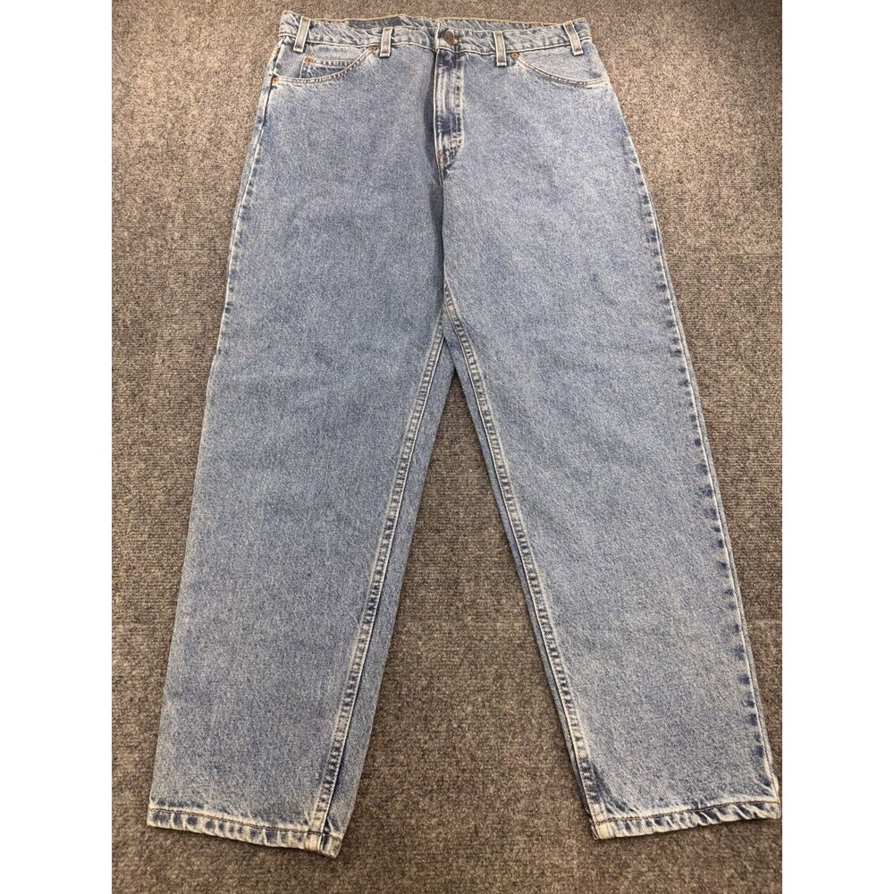 Levi's 550 Mens Relaxed Fit Tapered Leg Jeans Blue Denim Size 36x30